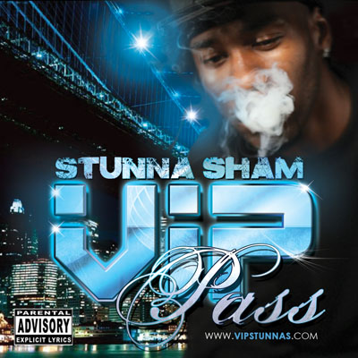 Stunna Sham Mixtape Album Cover Design Front