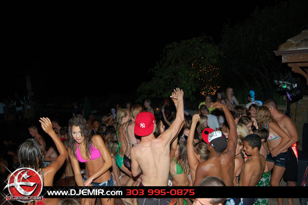 Mansion Pool Party Parker Colorado w DJ Emir on The Turntables