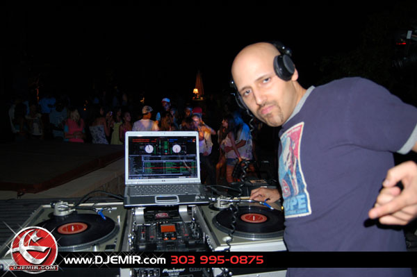 DJ Emir Playing a Mansion Pool Party Parker Colorado