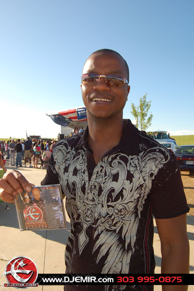 Chris Mixtape Fan at Puerto Rican Day Festival denver CO