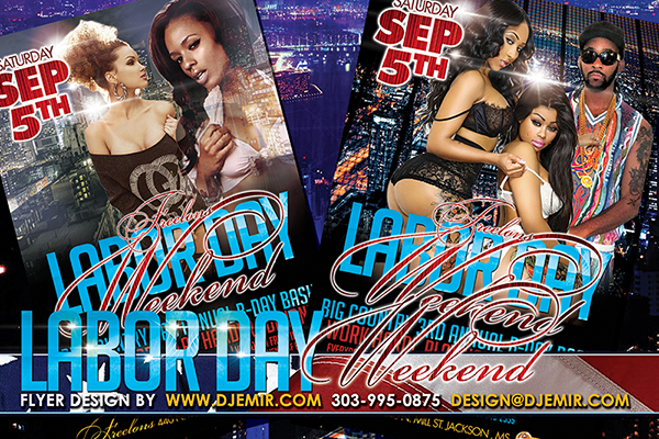 Labor Day Weekend Flyer Design