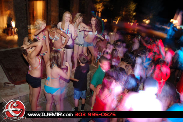 Epic Back to School Mansion Pool Party Parker Colorado at Pradera w DJ Emir