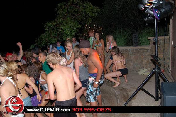 Epic Back to School Mansion Pool Party Parker Colorado at Pradera w DJ Emir