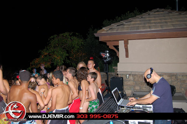 Epic Back to School Mansion Pool Party Parker Colorado at Pradera w DJ Emir