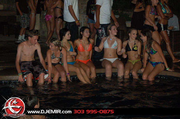 Epic Back to School Mansion Pool Party Parker Colorado at Pradera w DJ Emir